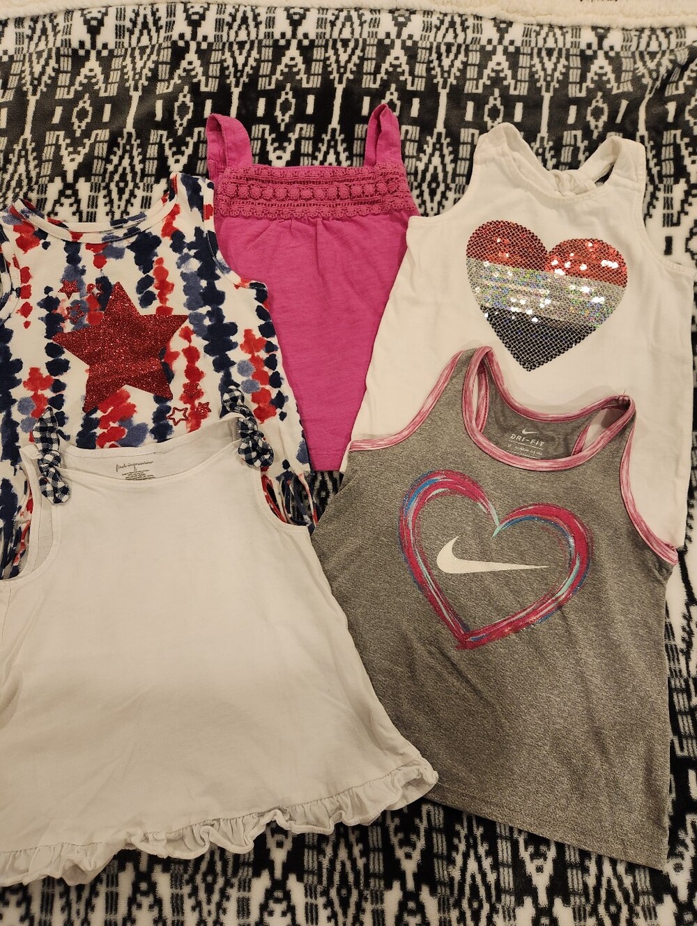 Girl's Mixed Tank Top Bundle, Size 3T